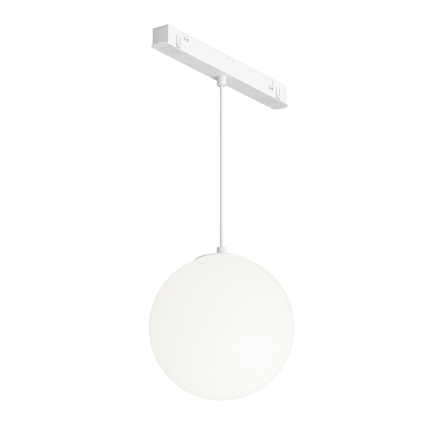 Pendant track luminaire TR039-4-5W3K-WW-DS-W-1