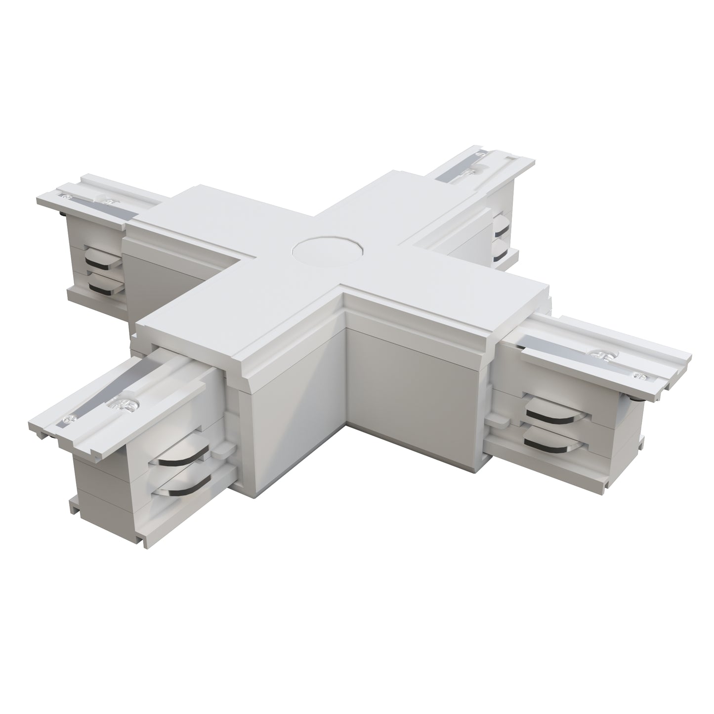 TRA005CX-31W Trinity X-shaped Connector White