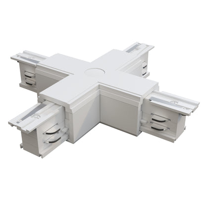 TRA005CX-31W Trinity X-shaped Connector White