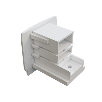 TRA005EC-31W Trinity otsakate valge, 1 tk