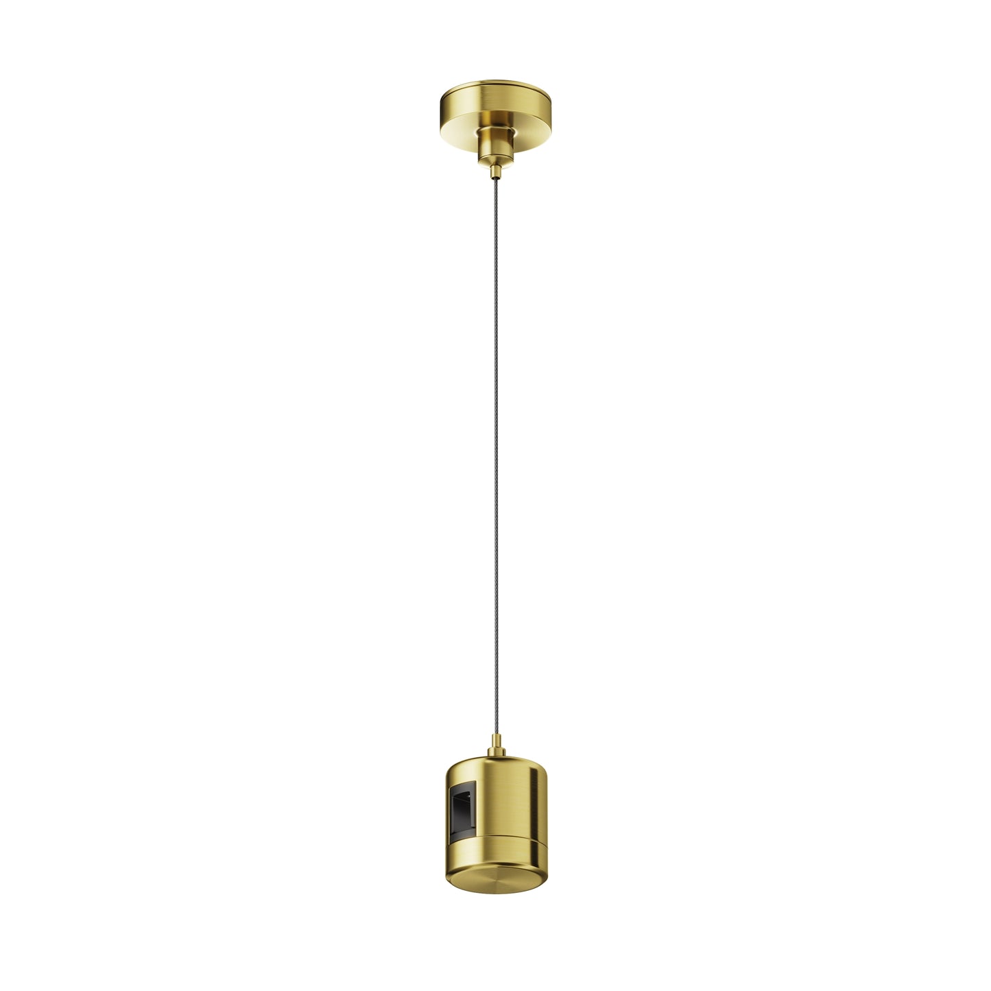 Cable suspension with direct power connector "Flarity" brass TRA157SW-IPC1-BS