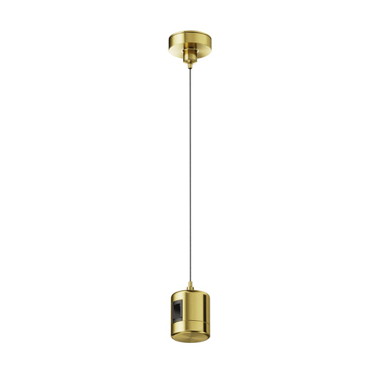 Cable suspension with direct power connector "Flarity" brass TRA157SW-IPC1-BS