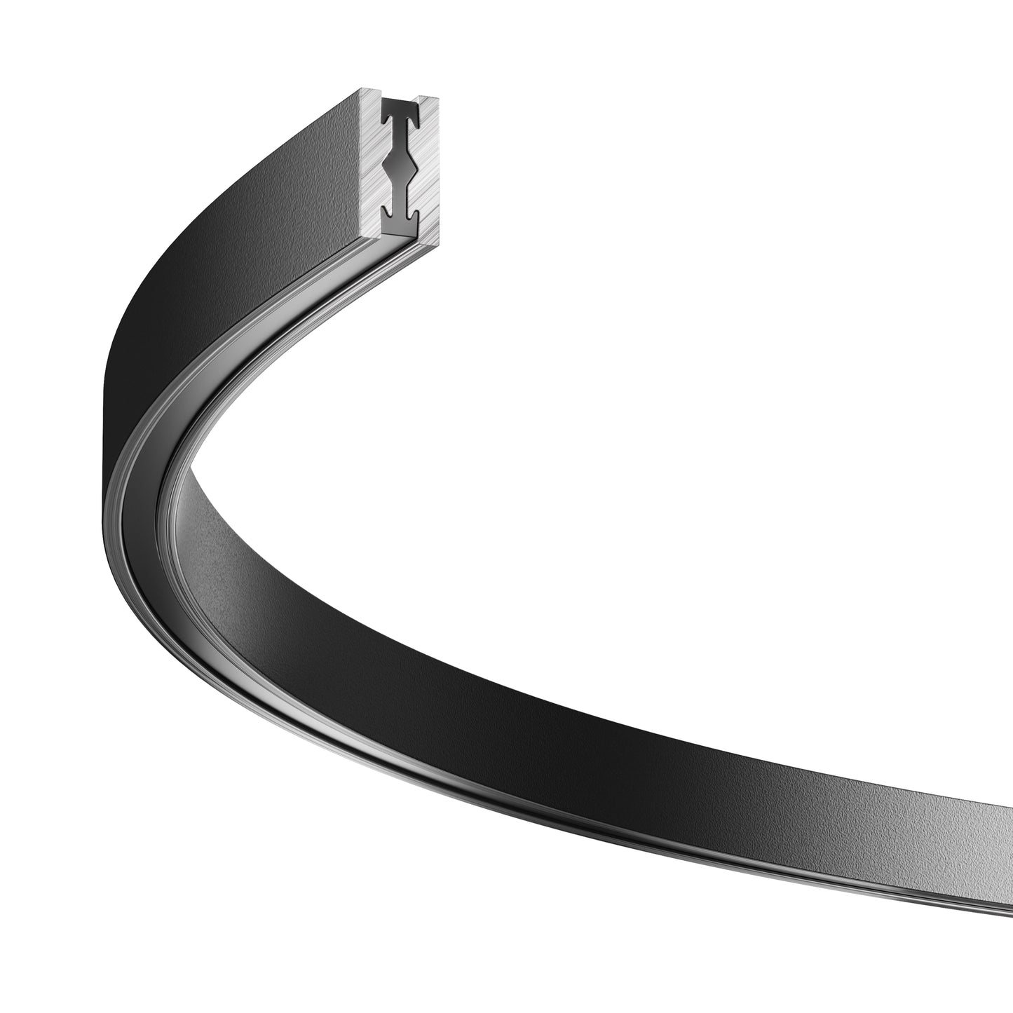 Semi-circular cross-section track 650 mm TRX154-SR-D650-B