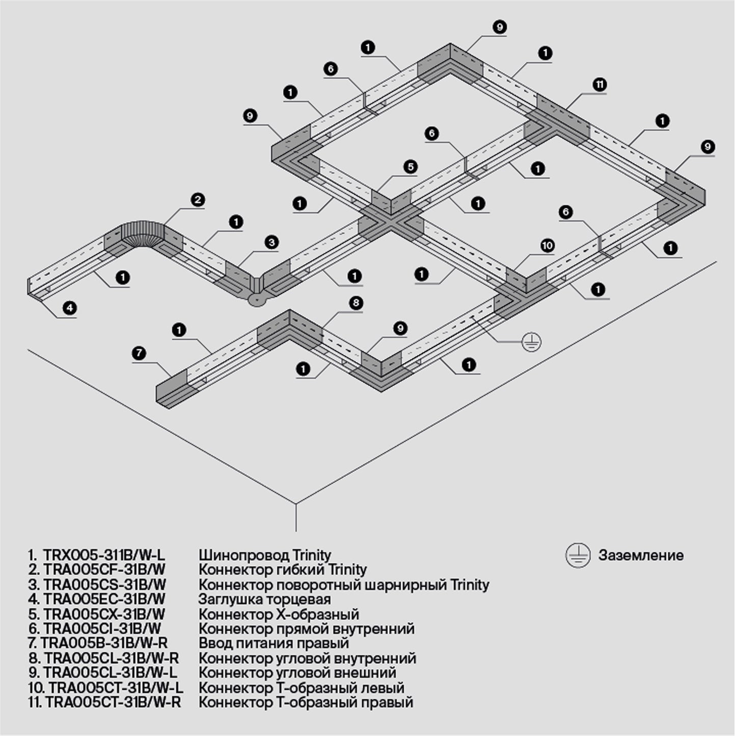 TRA005B-31B-R toite sisend paremal Trinity must