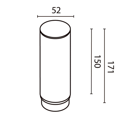 Decorative acrylic diffuser RingLAcr-12-W
