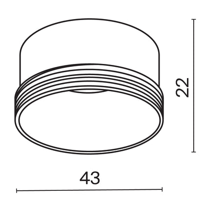 Dekoratiivrõngas RingS-5-W