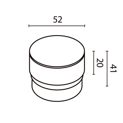 Dekoratiivne akrüüldiffuusor RingSAcr-12-W