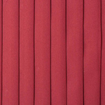 Close-up of red pleated fabric texture