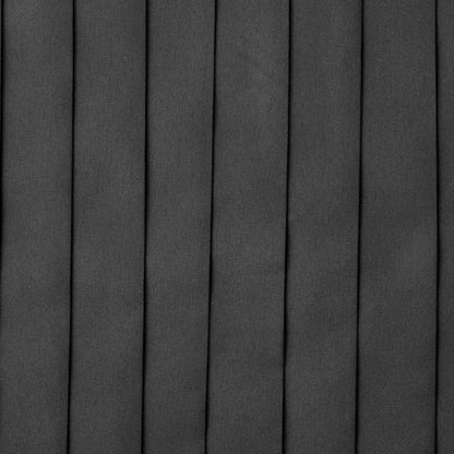 Macro detail shot of the handcrafted black ribbon shade on the oversized Saigon-In 1300 architectural pendant light, showcasing its tactile finish for modern offices. Featured in the VXR Space collection.