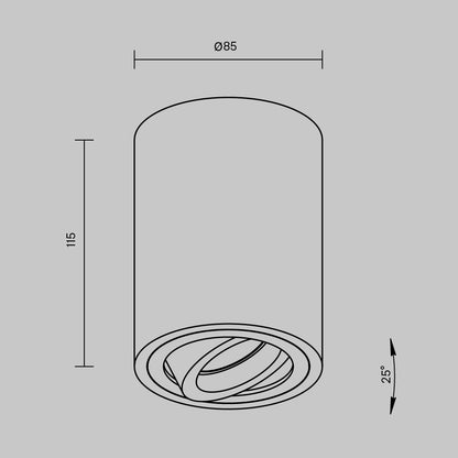 Ceiling luminaire C016CL-01W