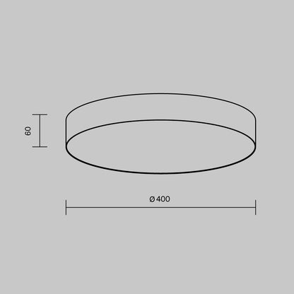 Ceiling luminaire C032CL-45W3K-RD-W