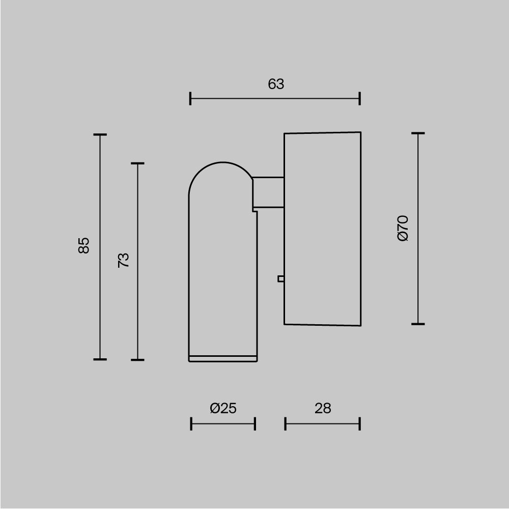 Seinavalgusti C038WL-L3B3K