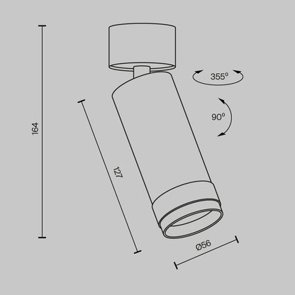 Laevalgusti C055CL-L12W4K-Z-B