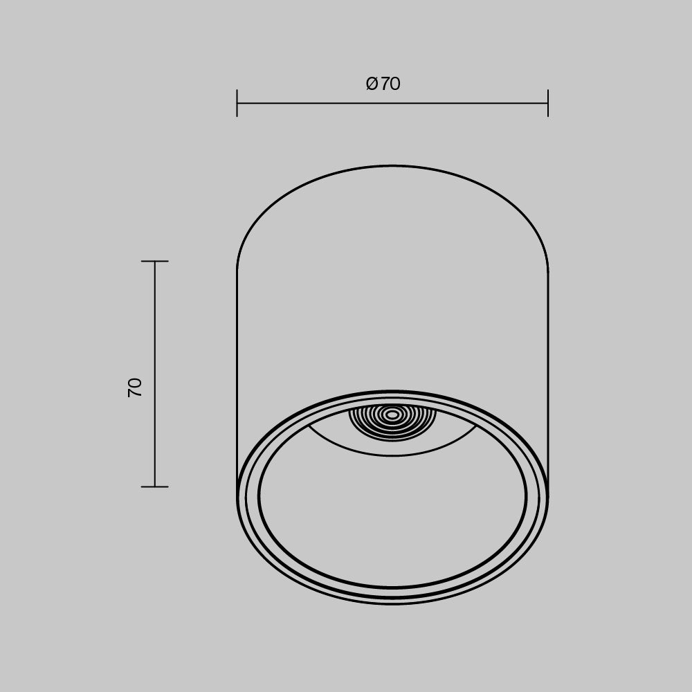 Laevalgusti C064CL-L12W4K-D