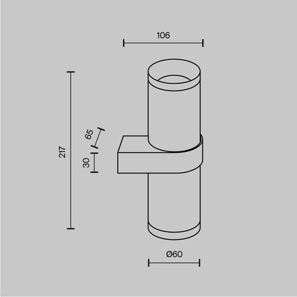 Wall luminaire C069WL-02MG