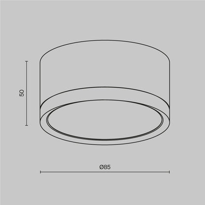Ceiling luminaire C086CL-GX53-SRD-BG