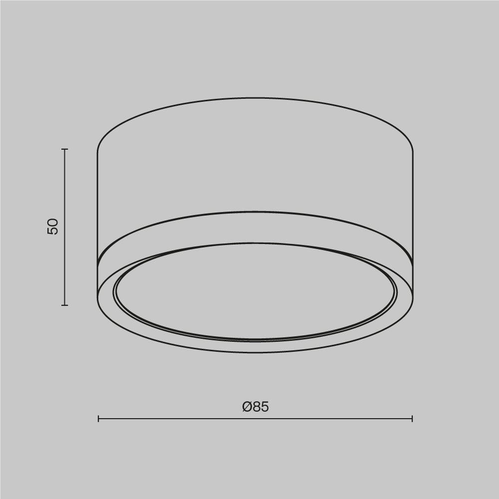 Ceiling luminaire C086CL-GX53-SRD-B