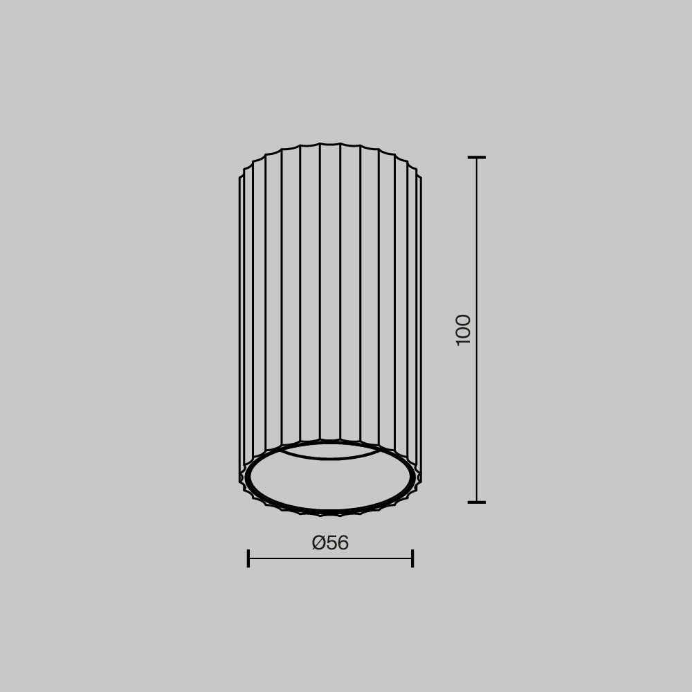 Laevalgusti C106CL-01-GU10-BS
