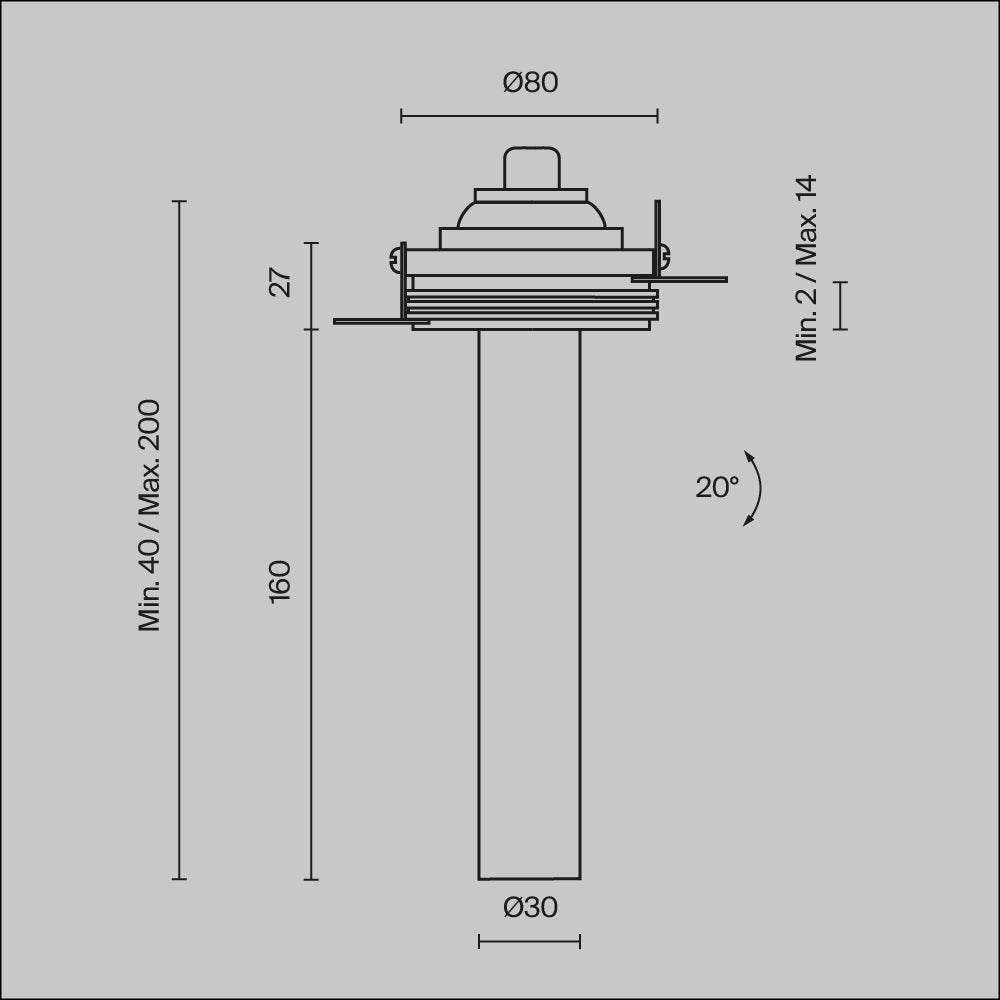 Alasvalo C140TRS-L200-7W3K-W