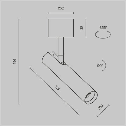 Laevalgusti C141CL-L125-6W3K-BBS