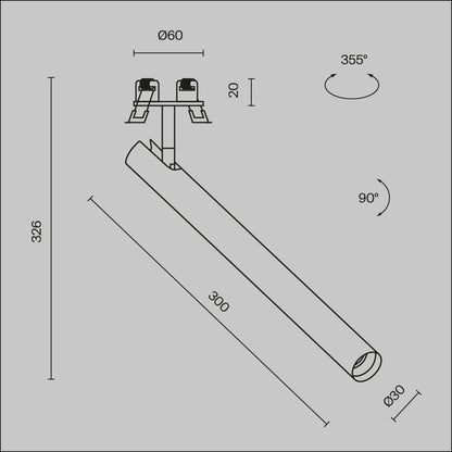 Downlight C141RS-L300-6W3K-W