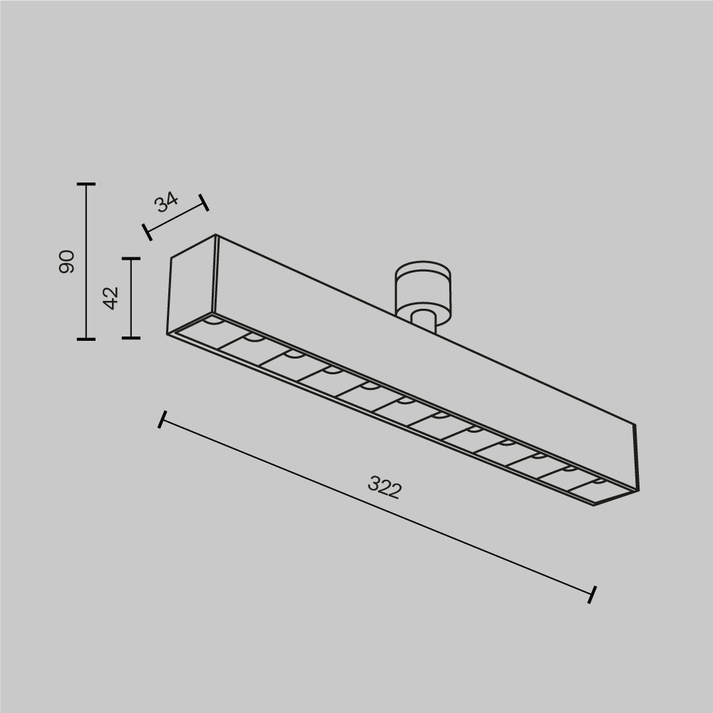 Luminaire C153CL-13W3K-B
