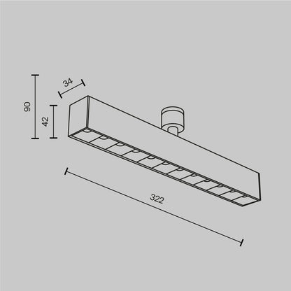 Luminaire C153CL-13W3K-B
