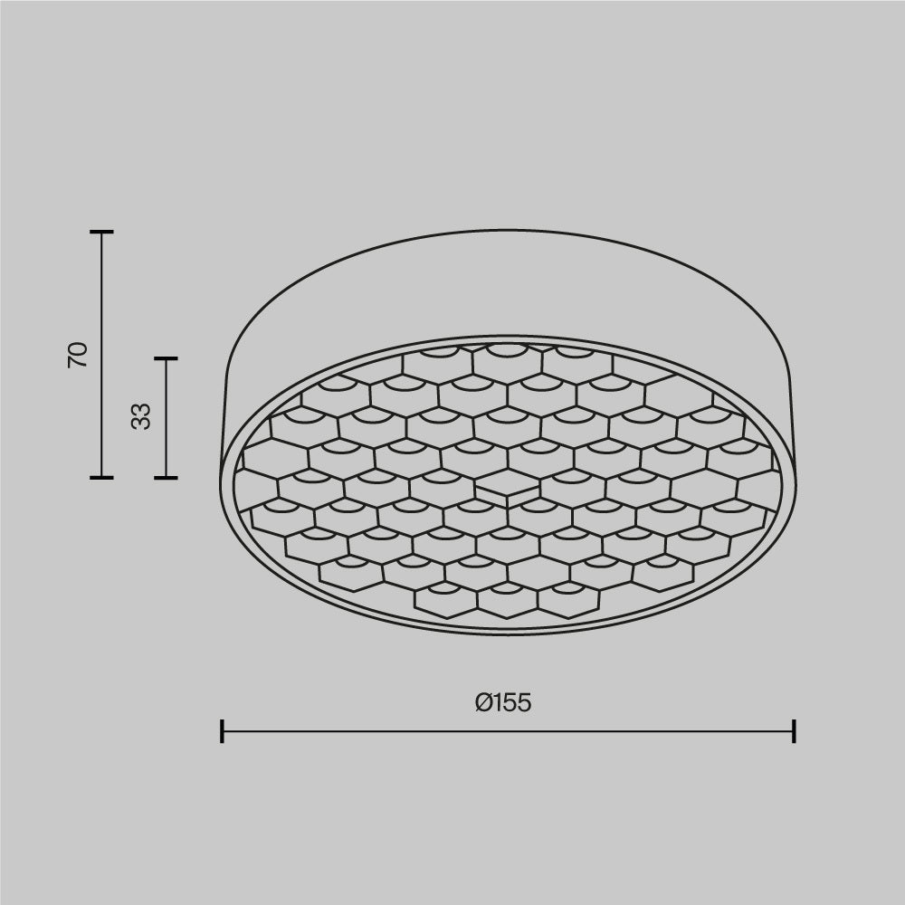 Luminaire C155CL-11W3K-B