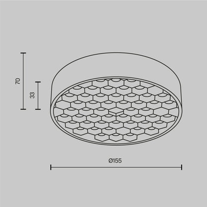 Luminaire C155CL-11W3K-B