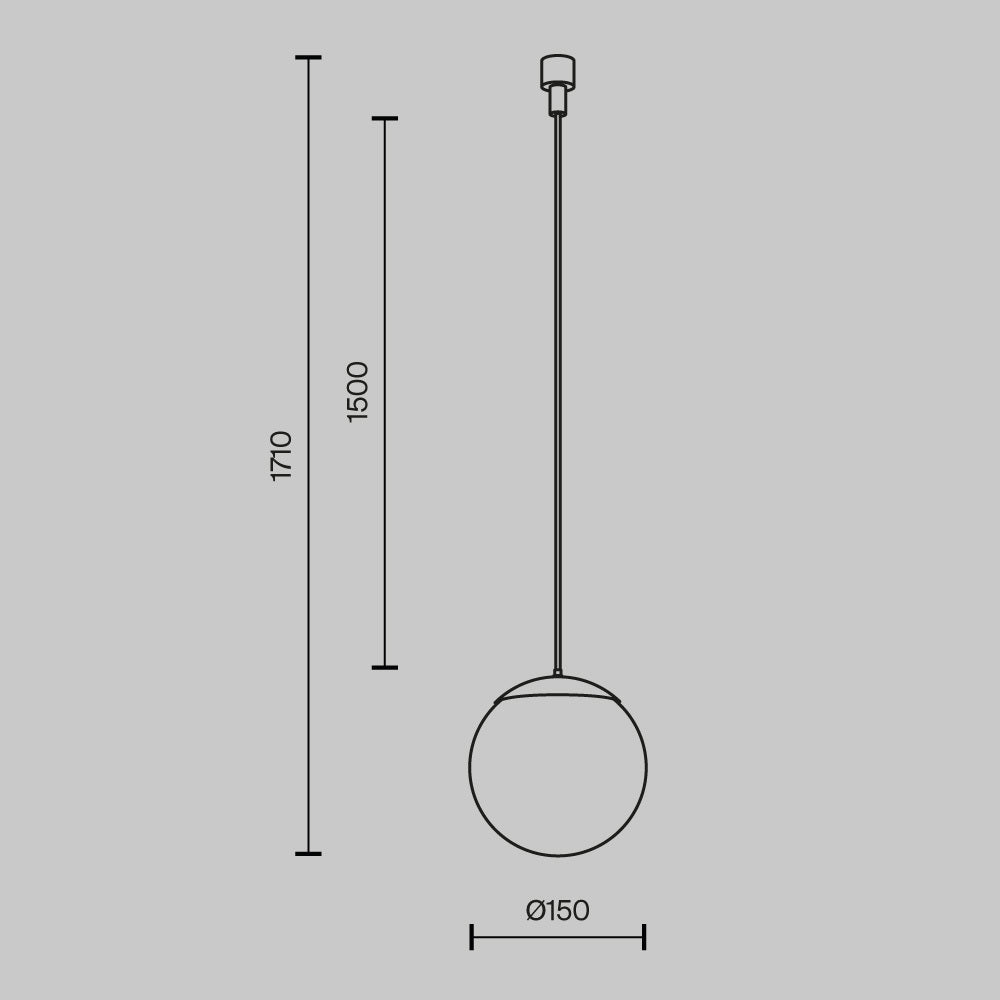 Luminaire C156PL-10W3K-B