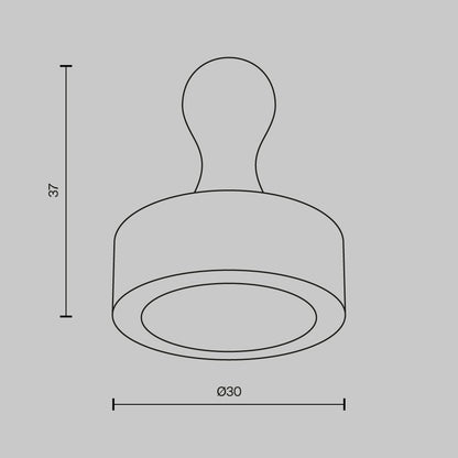 Haardemagnet CA050-GMH-B
