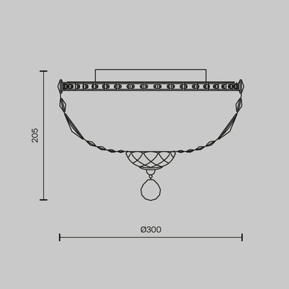 Lühter DIA100-CL-03-G
