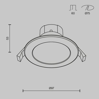 Downlight DL015-6-L7W