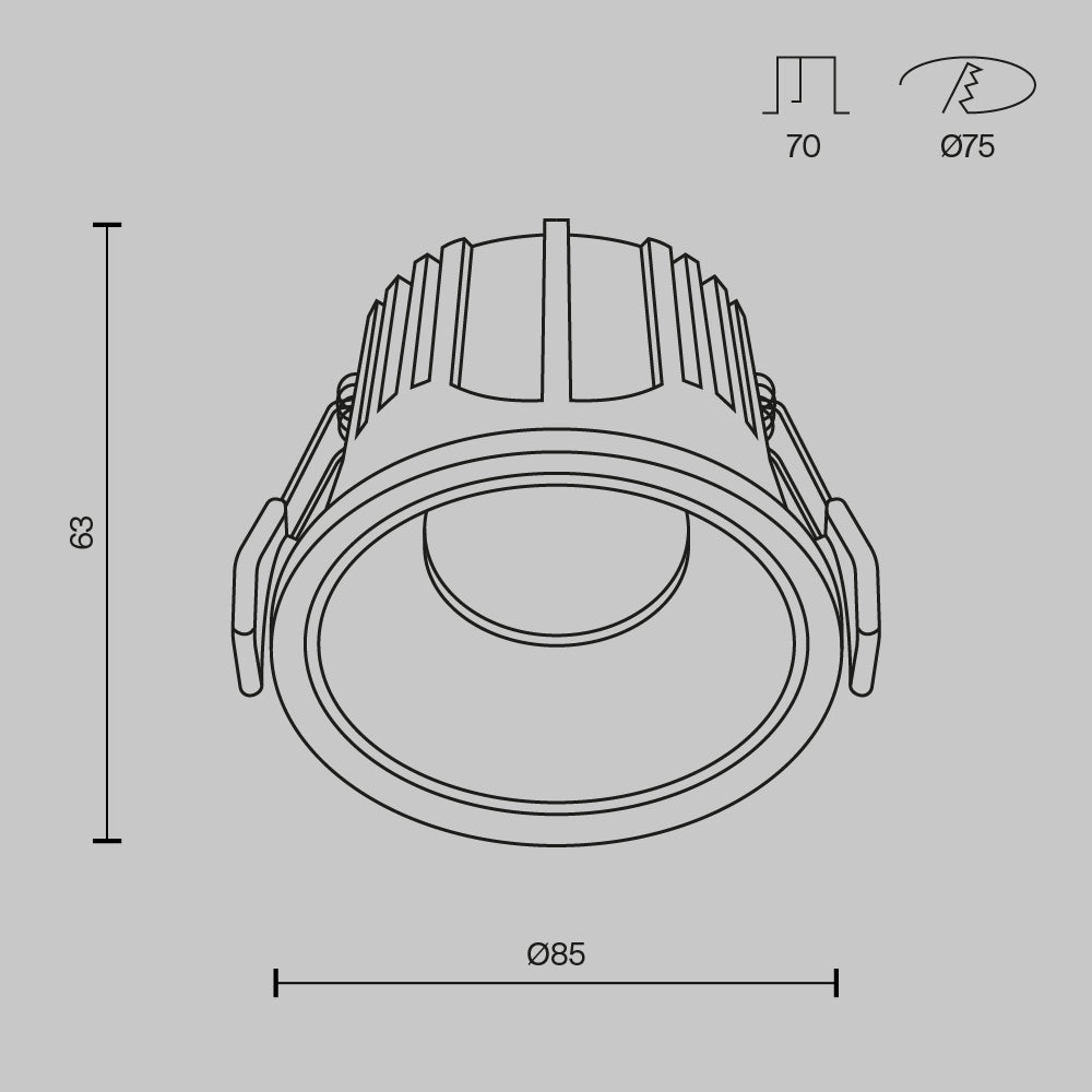Allvalgusti DL043-01-15W2.7K-RD-WB-DE