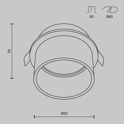 Downlight DL050-01W