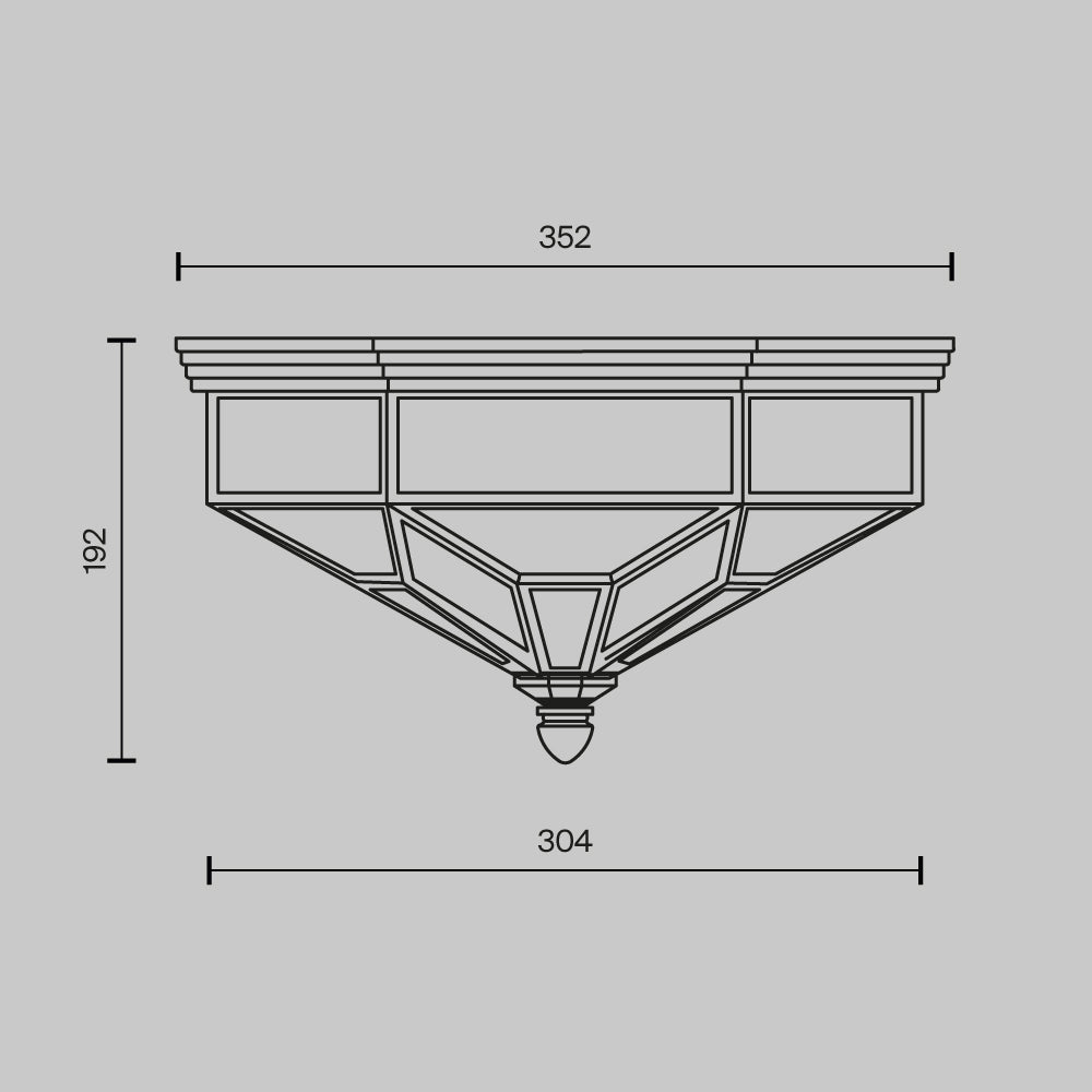 Laevalgusti H356-CL-03-BZ