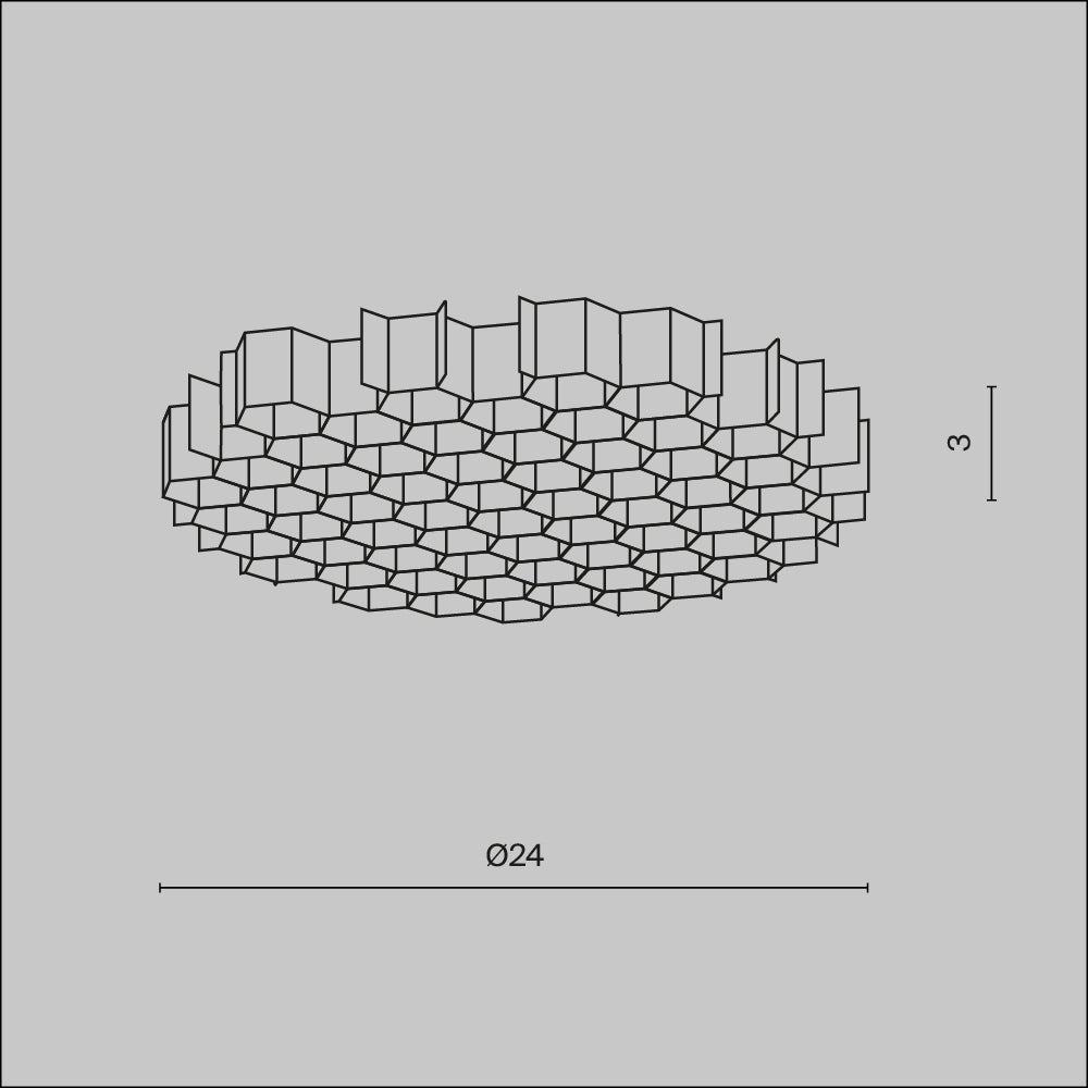 HoneyComb-D24 valgusfilter