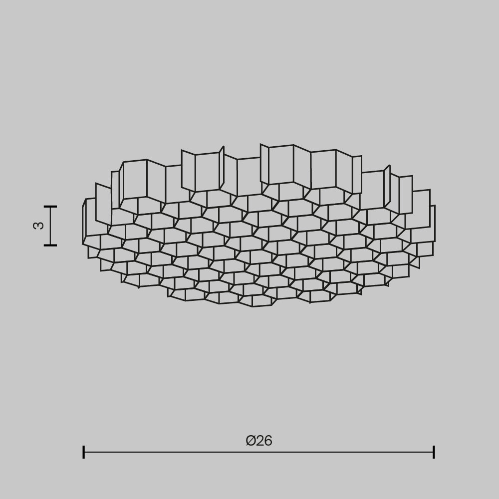 HoneyComb-D26 valgusfilter