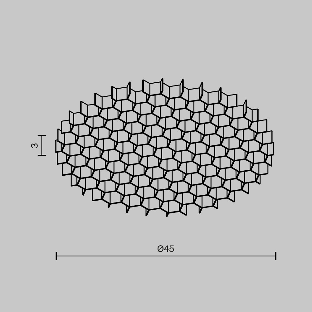 HoneyComb-D45 valgusküllane filter