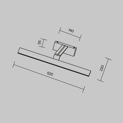 Taustvalgus MIR010WL-L12B4K