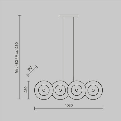 Rippvalgusti MOD007PL-08G1