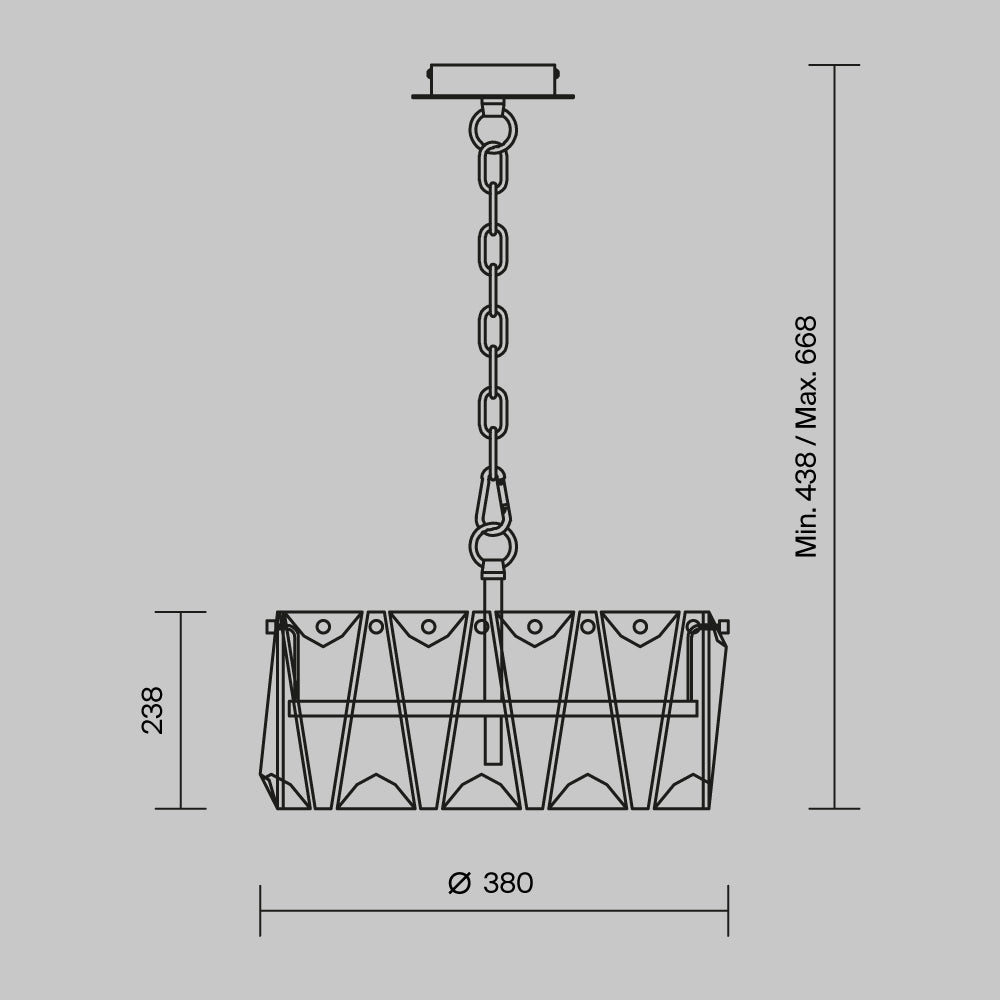 Rippvalgusti MOD043PL-04G