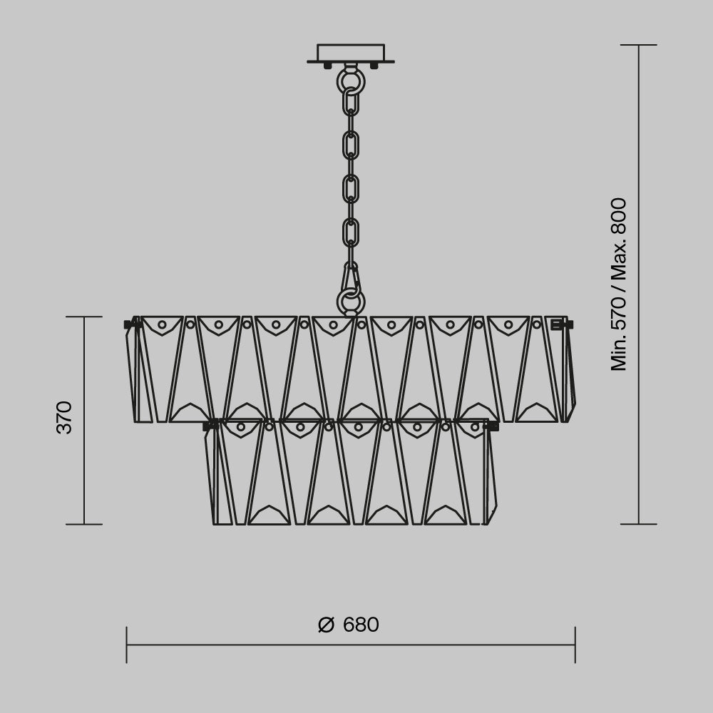 Rippvalgusti MOD043PL-12G