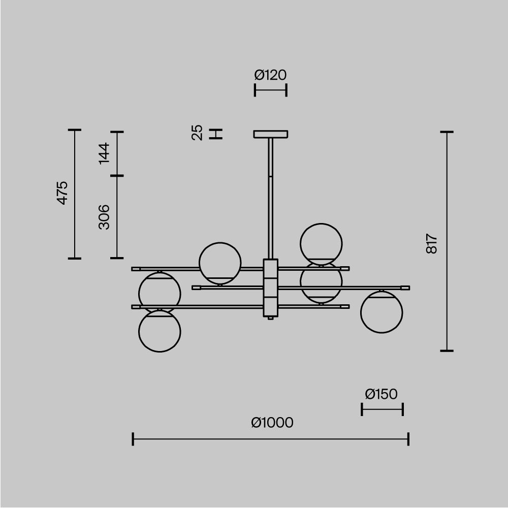 Rippvalgusti MOD048PL-06G