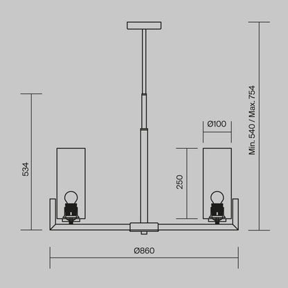 Lühter MOD089PL-10BS