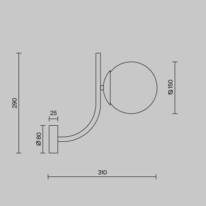 Seinalamp MOD109WL-01BS