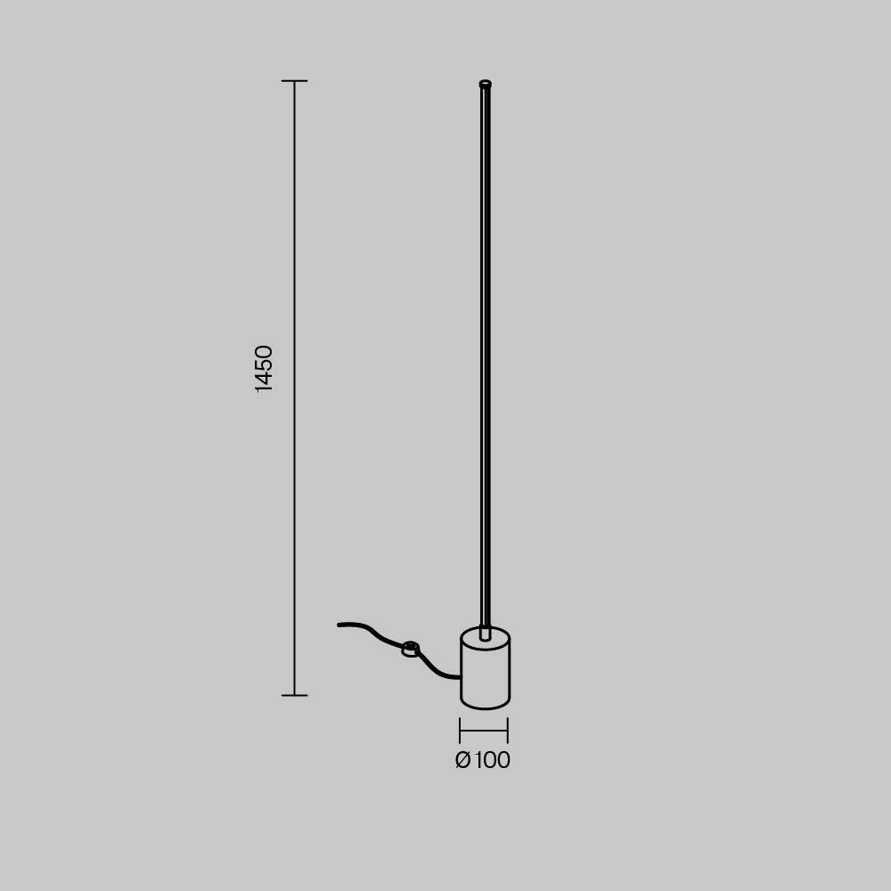 Floor Lamp MOD147FL-L20BK1