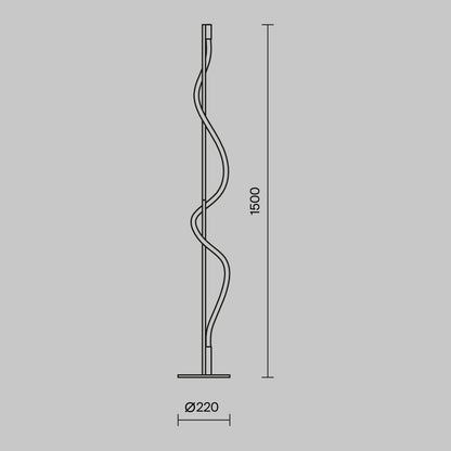 Floor Lamp MOD166FL-L15B3K