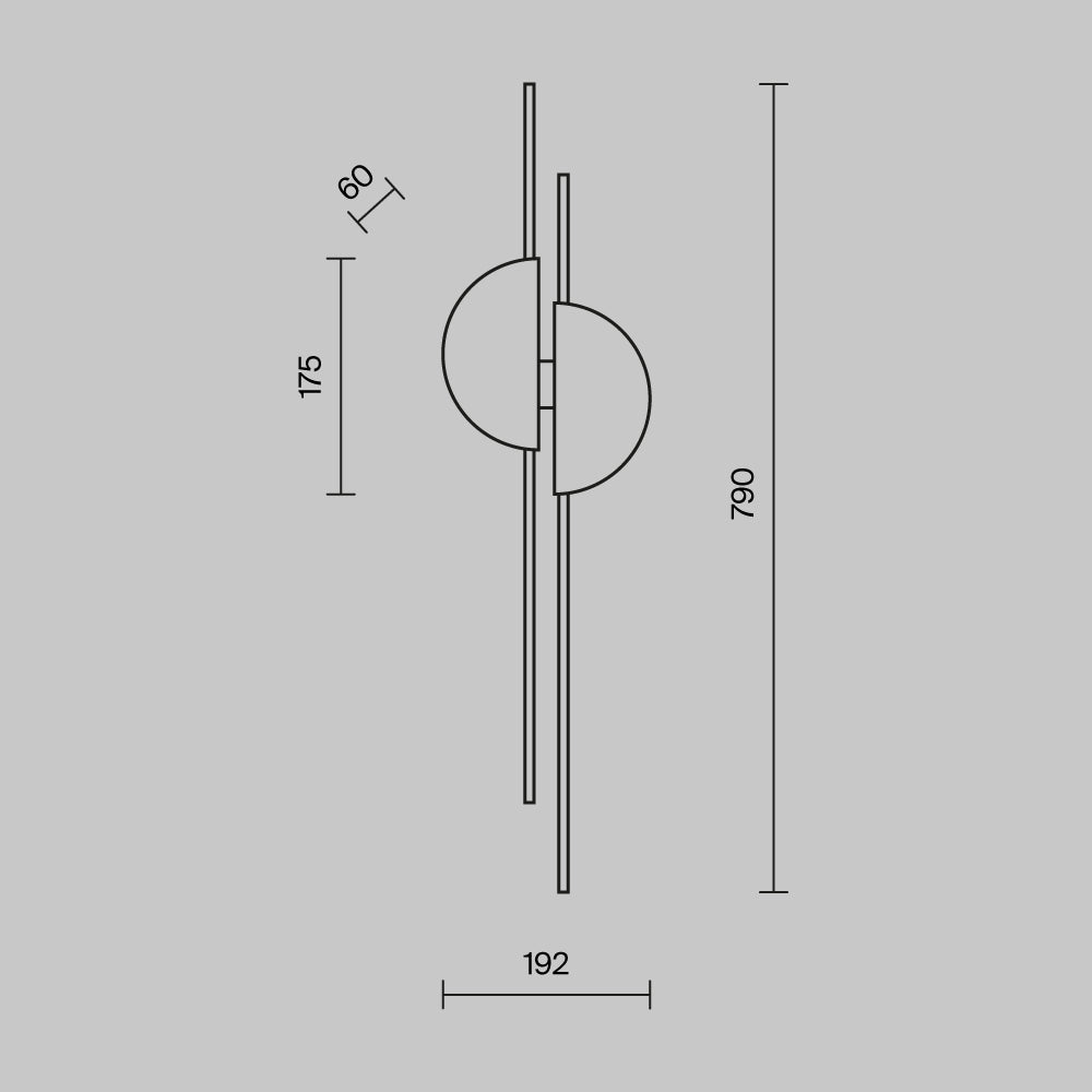 Seinalamp MOD179WL-L22BS4K