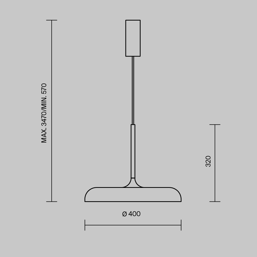 Ripatsvalgusti MOD189PL-L18B3K1